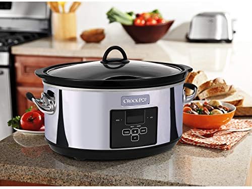 7 Quart Programmable Slow Cooker – Polished Platinum - Curated Catalog S4