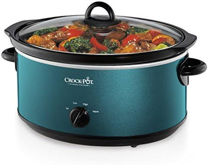 7 Quart Manual Slow Cooker – Turquoise - Curated Catalog G1