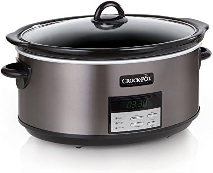 8 Quart Programmable Slow Cooker with Auto Warm - Curated Catalog U2