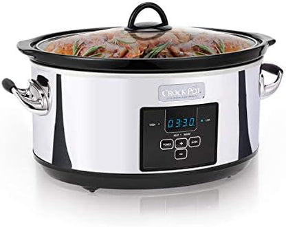 7 Quart Programmable Slow Cooker – Polished Platinum - Curated Catalog S4