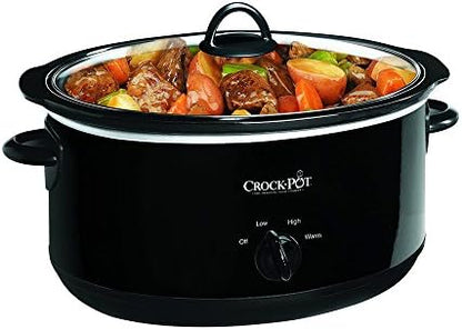 8 Quart Manual Slow Cooker – Black - Curated Catalog T1