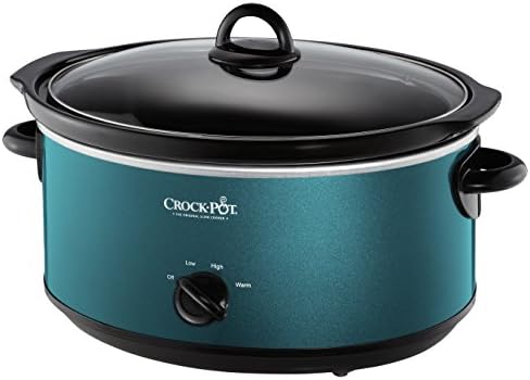 7 Quart Manual Slow Cooker – Turquoise - Curated Catalog A5