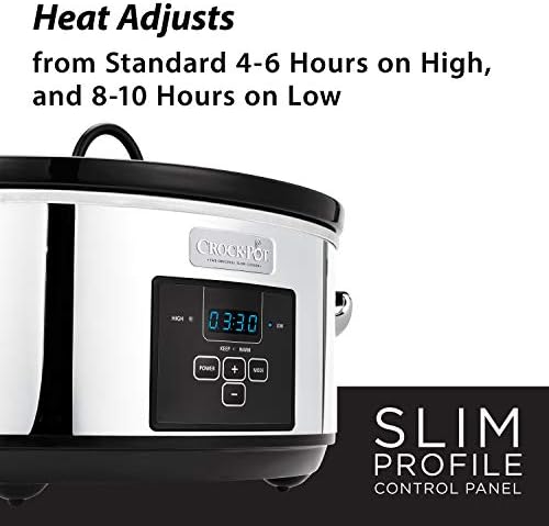 7 Quart Programmable Slow Cooker – Polished Platinum - Curated Catalog S4