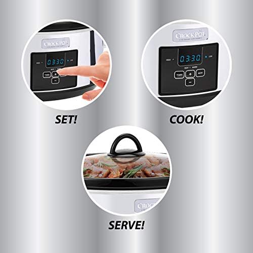 7 Quart Programmable Slow Cooker – Polished Platinum - Curated Catalog S4