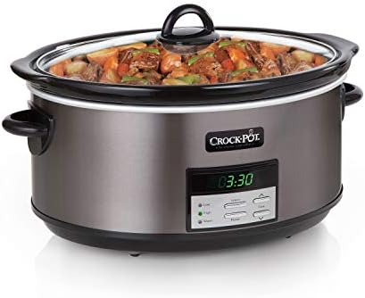 8 Quart Programmable Slow Cooker with Auto Warm - Curated Catalog U2