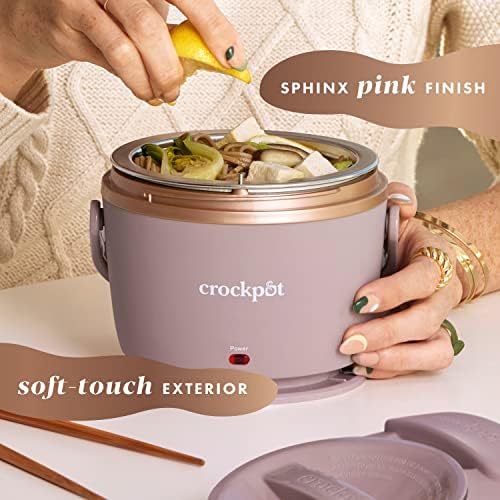 Electric Lunch Box Food Warmer 20oz – Blush Pink - Curated Catalog X1