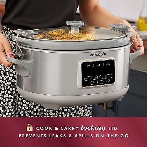 7 Quart Programmable Cook & Carry Slow Cooker - Curated Catalog Y7