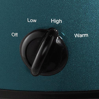 7 Quart Manual Slow Cooker – Turquoise - Curated Catalog G1