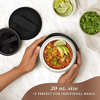 Electric Lunch Box Food Warmer 20oz – Black - Curated Catalog L8