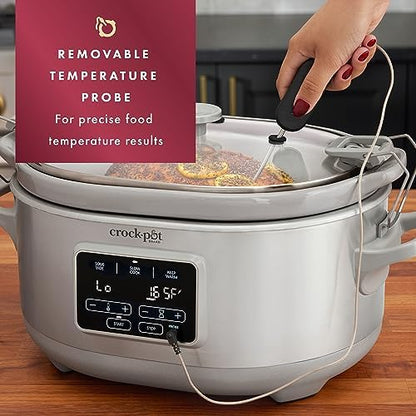 7 Quart Programmable Cook & Carry Slow Cooker - Curated Catalog A6