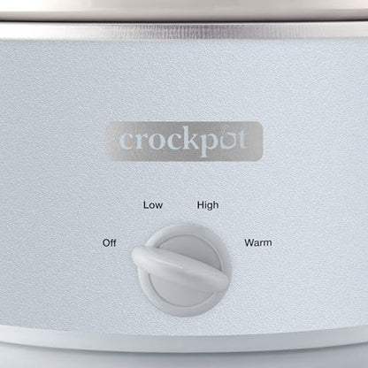 4.5 Quart Manual Slow Cooker – Macaroon Blue - Curated Catalog F0