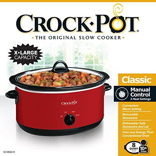 Express Crock 8 Quart Programmable Slow Cooker - Curated Catalog F5