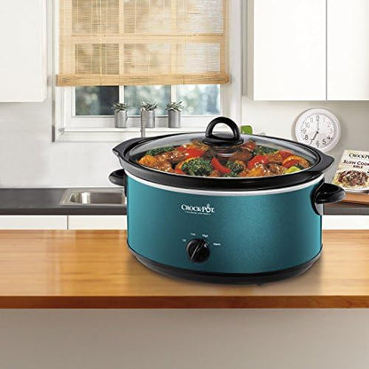 7 Quart Manual Slow Cooker – Turquoise - Curated Catalog G1