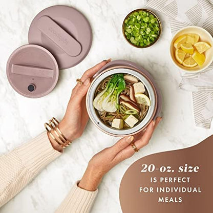 Electric Lunch Box Food Warmer 20oz – Blush Pink - Curated Catalog X1
