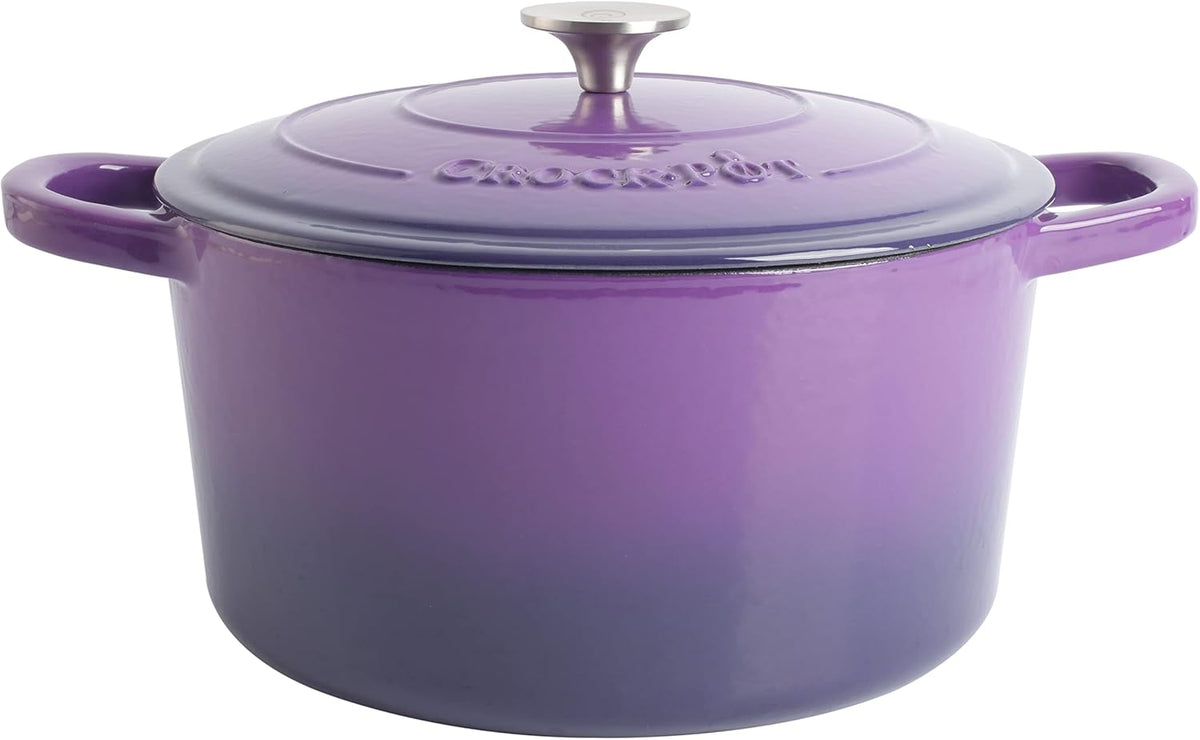 3 Quart Enameled Cast Iron Dutch Oven – Aqua - Curated Catalog J6