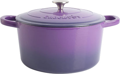 3 Quart Enameled Cast Iron Dutch Oven – Aqua - Curated Catalog J6