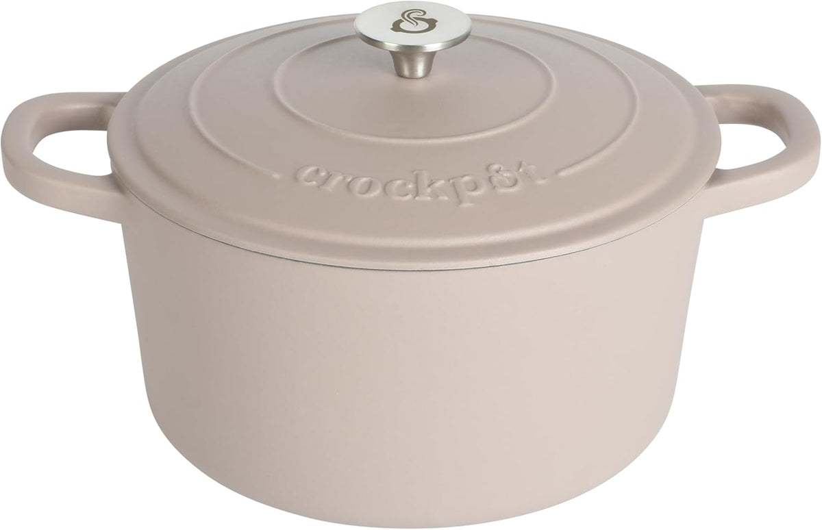 3 Quart Enameled Cast Iron Dutch Oven – Aqua - Curated Catalog H9