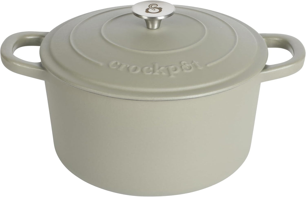 3 Quart Enameled Cast Iron Dutch Oven – Aqua - Curated Catalog H9