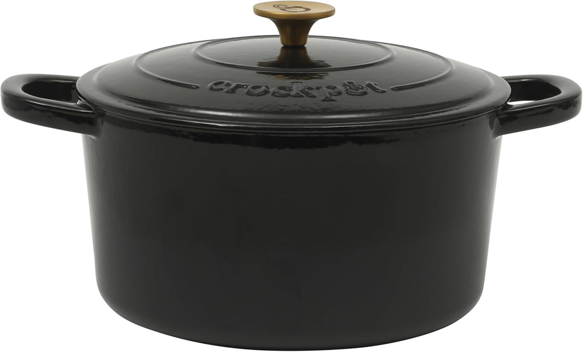 3 Quart Enameled Cast Iron Dutch Oven – Aqua - Curated Catalog J6