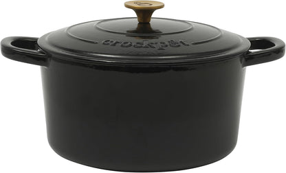 3 Quart Enameled Cast Iron Dutch Oven – Aqua - Curated Catalog H9