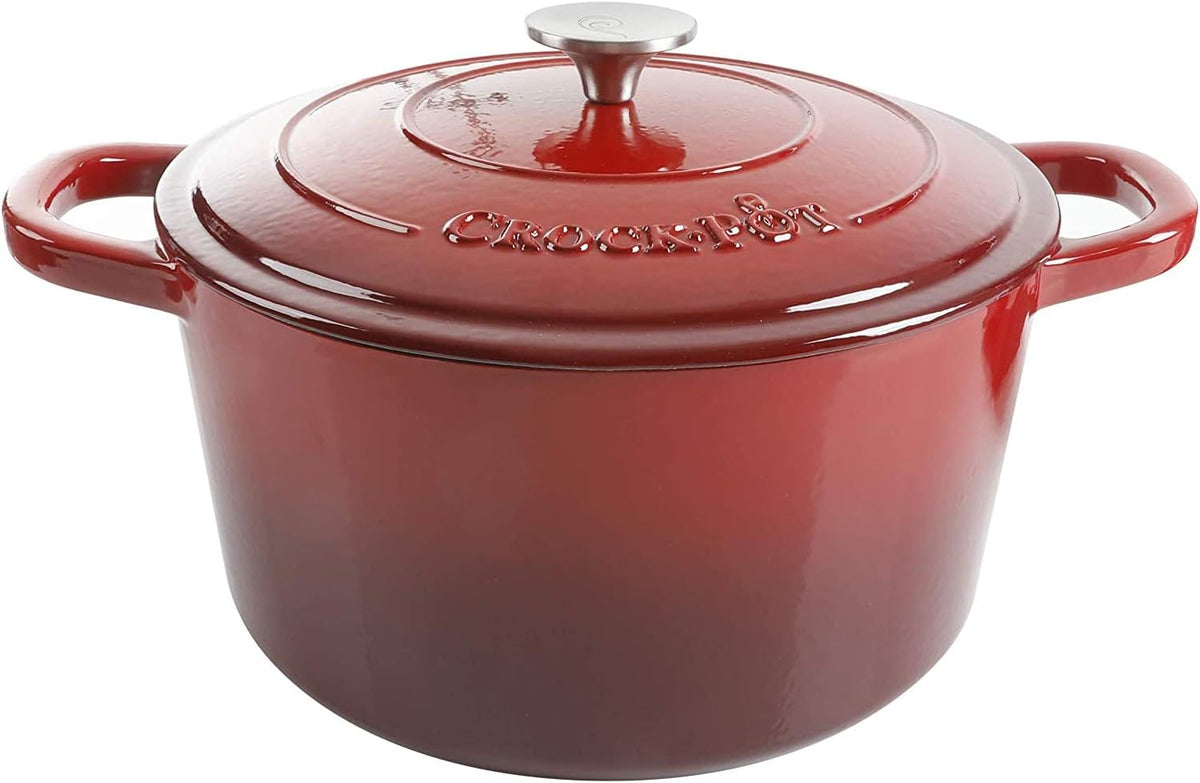3 Quart Enameled Cast Iron Dutch Oven – Aqua - Curated Catalog J6