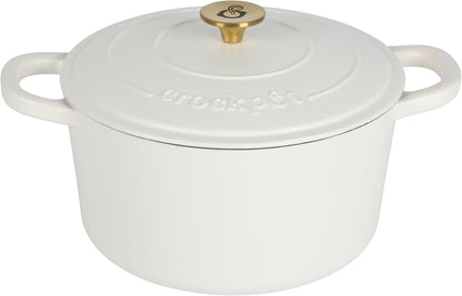 3 Quart Enameled Cast Iron Dutch Oven – Aqua - Curated Catalog J6