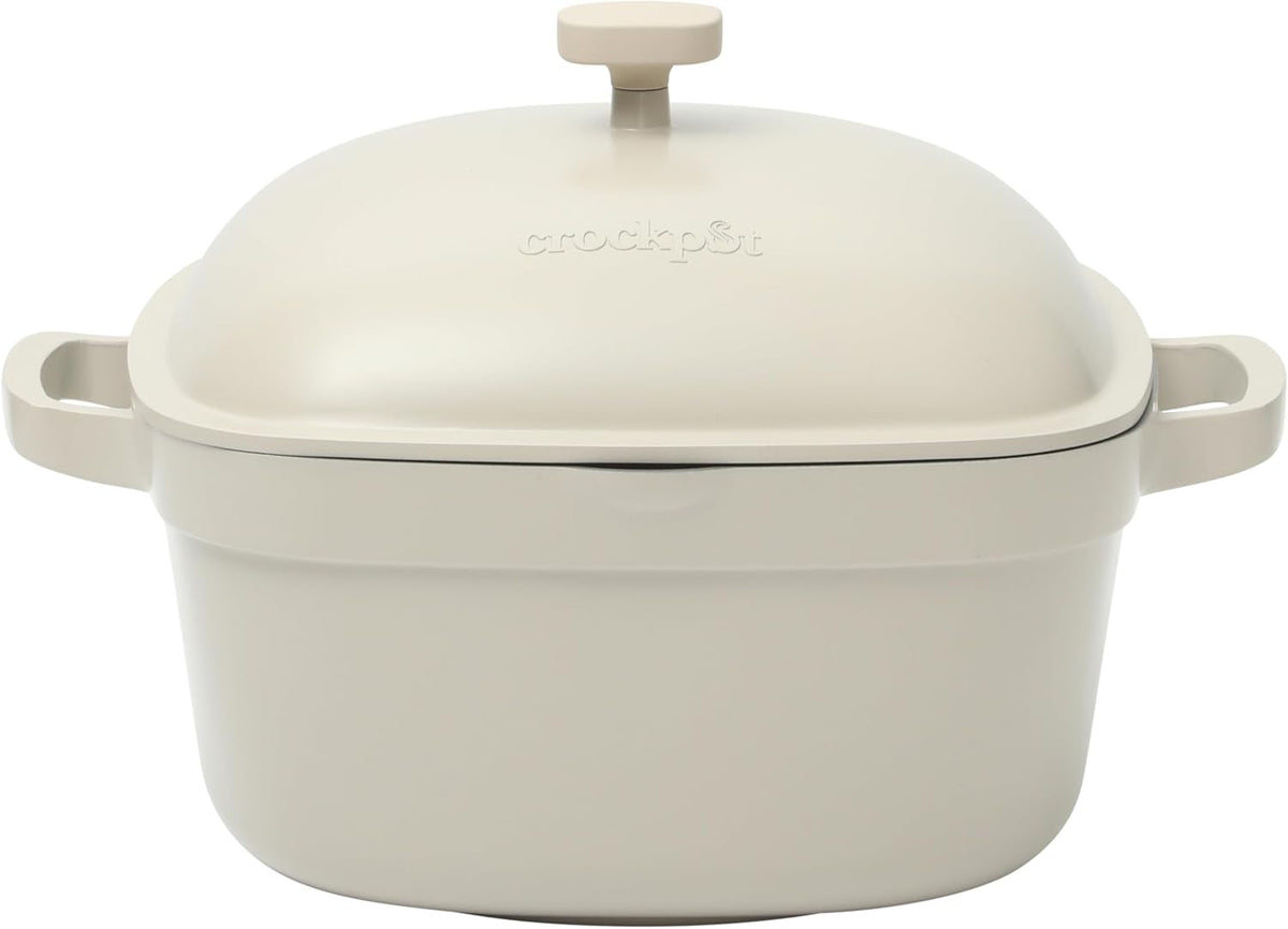 3 Quart Enameled Cast Iron Dutch Oven – Aqua - Curated Catalog J6