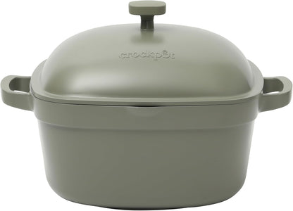 3 Quart Enameled Cast Iron Dutch Oven – Aqua - Curated Catalog H9